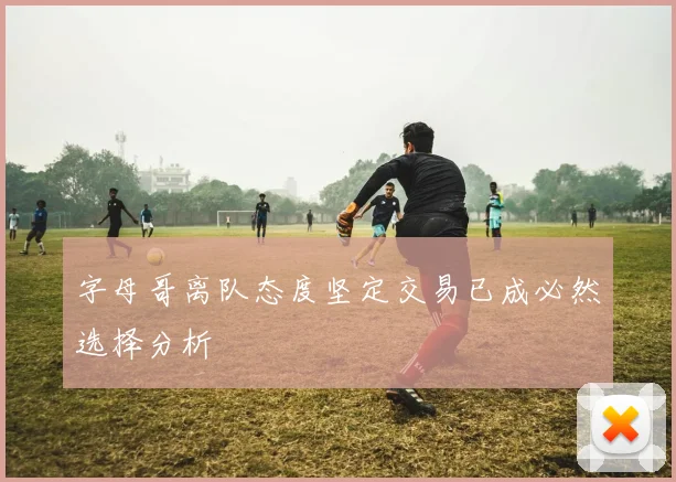 字母哥离队态度坚定交易已成必然选择分析